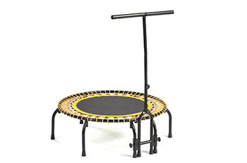 image du mini trampoline Fitness FitBodi kangui vue de dos mini trampoline fitness idéale pour sport intérieur comme extérieur