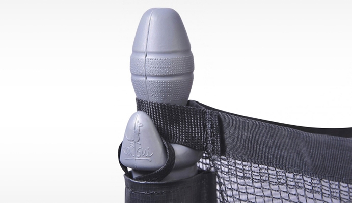 capuchons de filet brevetés kangui pour trampolines de jardin jumpi