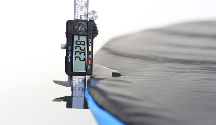 épaisseur coussin trampoline punchi