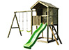 Aire de jeux avec cabane sur pilotis WAPITI