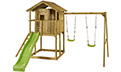 Aire de jeux avec cabane sur pilotis WAPITI