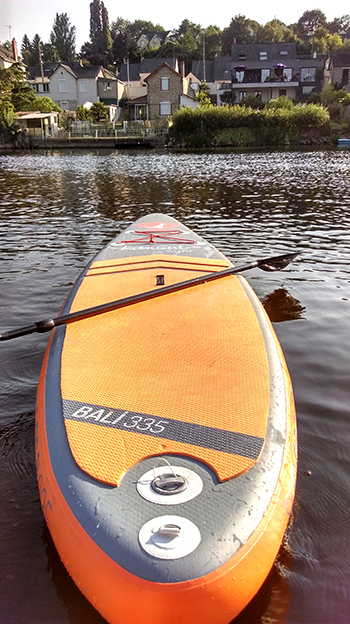 stand up paddle bali glisse sur la mayenne