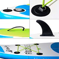 Paddle facilement transportable avec sa sangle intégrée