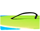 Paddle facilement transportable avec sa sangle intégrée