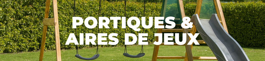 Nos aires de jeux et portiques Kangui