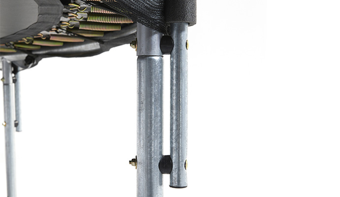 poteaux du trampoline ralli avec 2 vis de fixation
