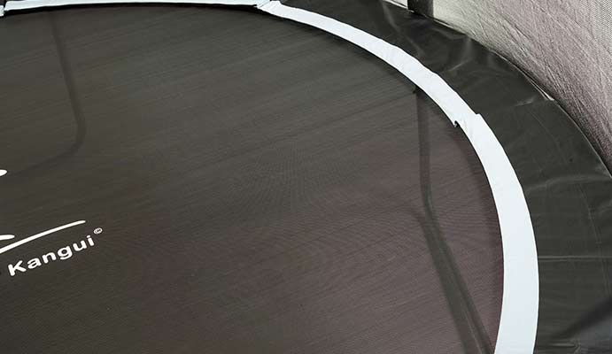 tapis de saut du trampoline de jardin black collection